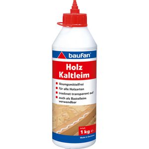 Baufan Holzleim Holzkaltleim 102442, D2, 1kg, für Innen