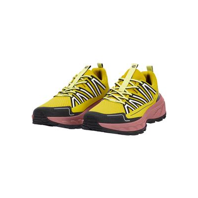 Wanderschuh JACK WOLFSKIN "WILD HIKE LOW M", Herren, Gr. 45, gelb (chartreuse), Synthetik, Schuhe Wanderschuh, Outdoorschuh, Trekkingschuh