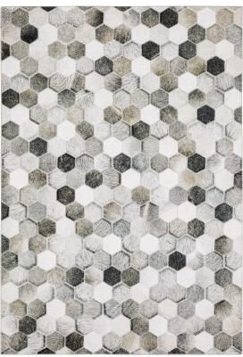 Vista Home Montreux Geometric Animal Print Gray Area Rug