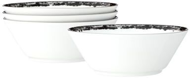 "Noritake Rill Set of 4 Fruit Bowls, 5"", 9 oz."