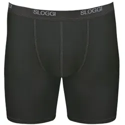 Sloggi For Men Basic Long Schwarz Baumwolle Medium Herren