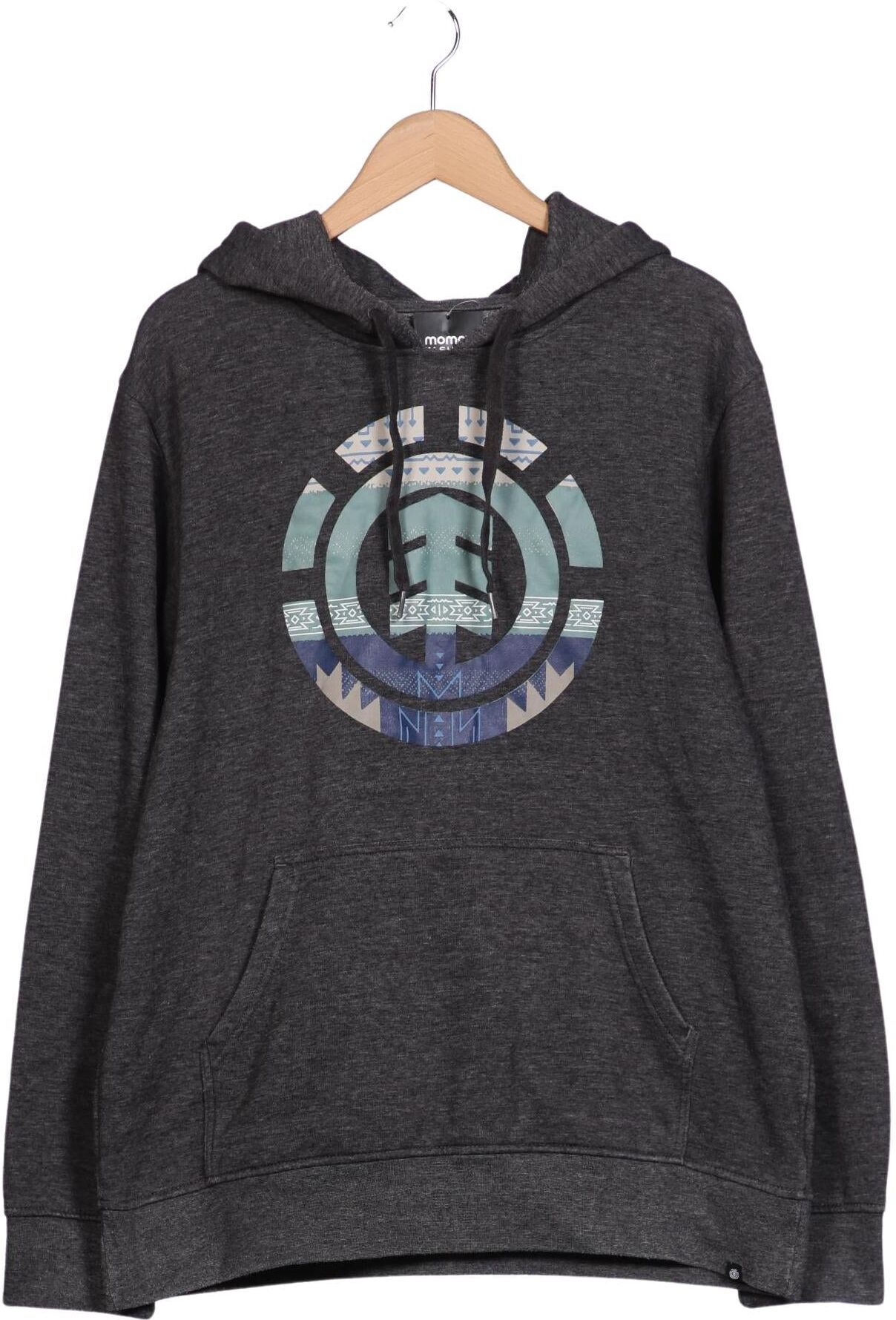 Element Herren Kapuzenpullover, Grau, Gr. XL, kein / Etikett - Second Hand