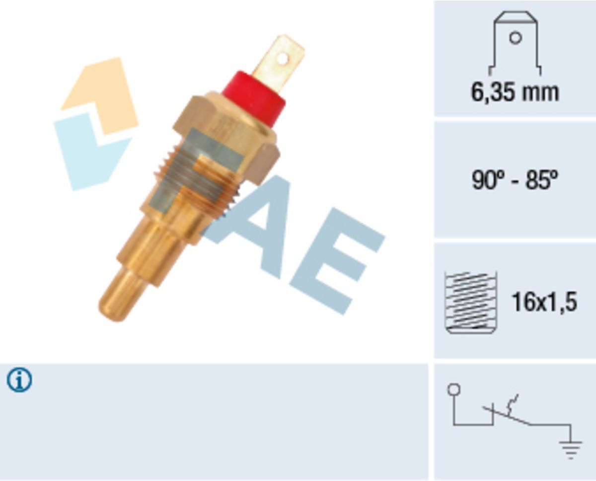 Temperaturschalter, Kühlerlüfter FAE 37620