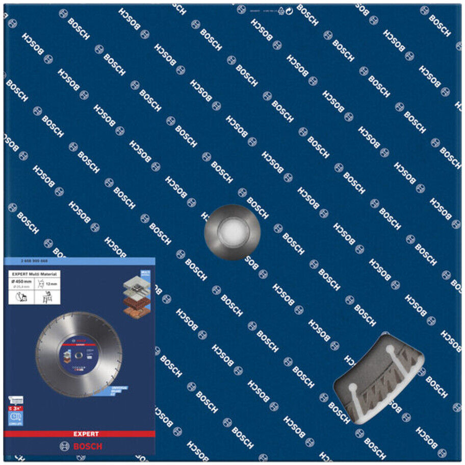 Bosch EXPERT MultiMaterial Diamanttrennscheiben 450 x 25,40 x 3,3 x 12mm für Tischsägen (2608900668)
