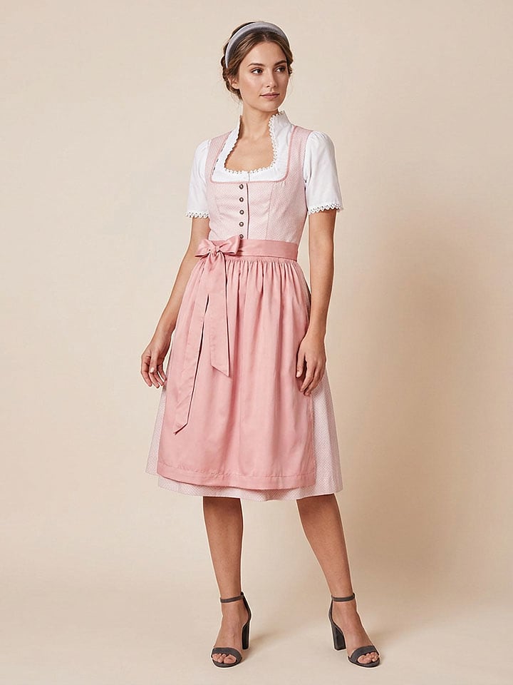 Turi Landhaus Dirndl in Rosa - 36