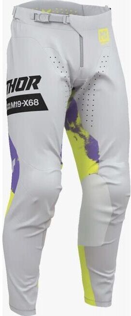 Pantaloni Moto Cross Enduro Thor Launchmode Bleach Grigio Ac taglia 32