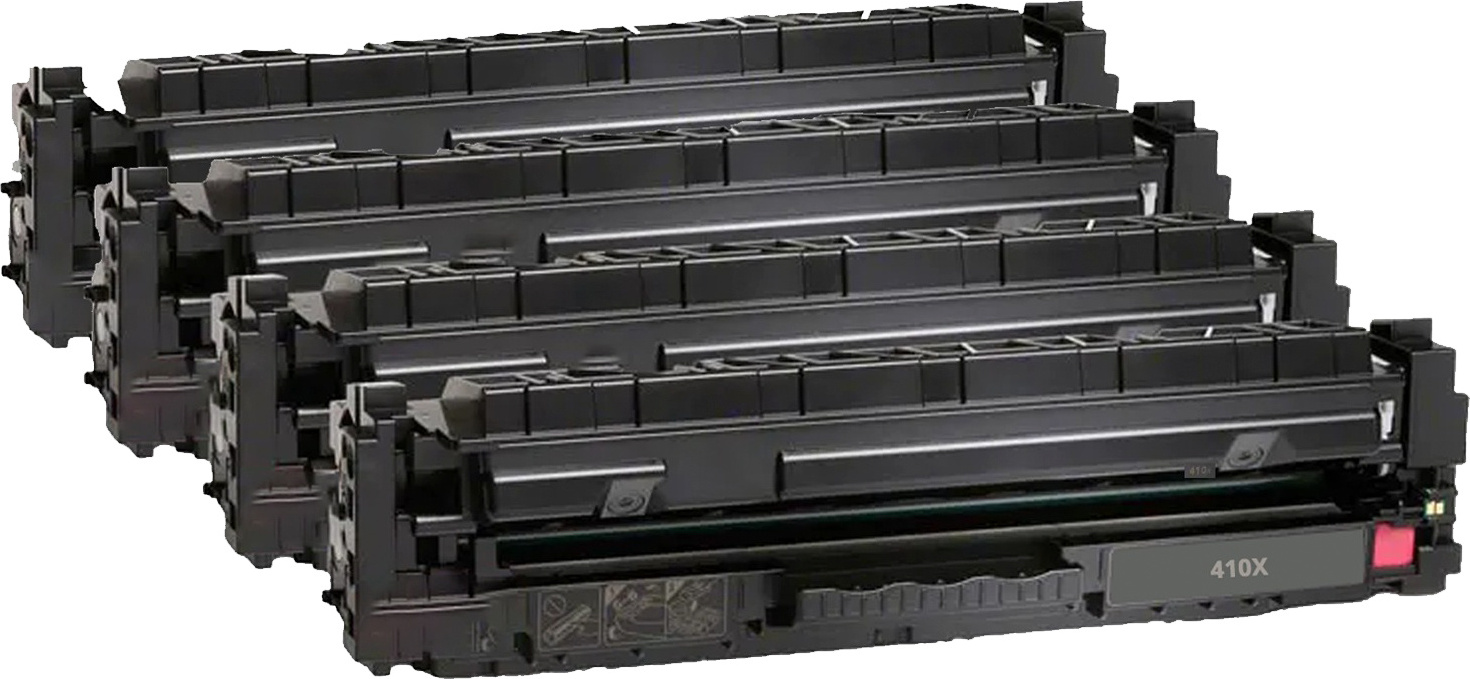 HP 410X Toner Erneuert, Multipack - Ca. 95 Prozent Originalteile | wiederverwendet