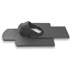 Lüfter-Grundplatte Anthrazit DN 110 Für Biberschwanzziegel 18/38 cm