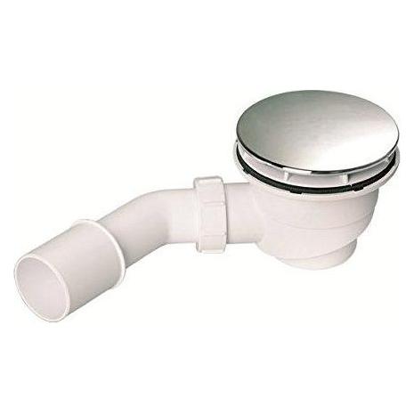 McAlpine Geruchsverschluss Duschsiphon mit Abdeckung 90mm Chrom (HC27-CPN-PB) (HC27-CPN-PB)