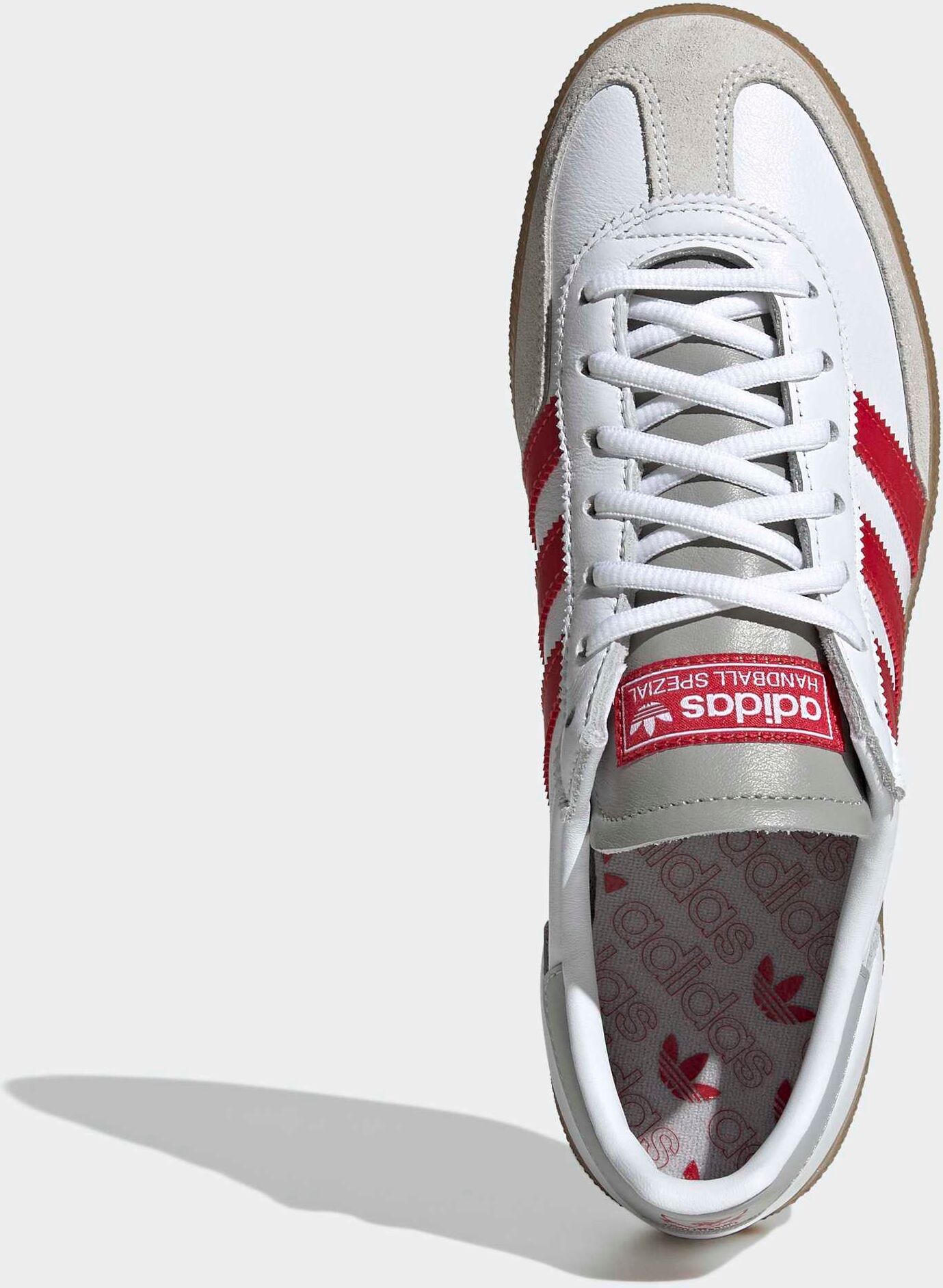 Sneaker ADIDAS PERFORMANCE "HANDBALL SPEZIAL", Herren, Gr. 48, ftwwht, strre, fc liverpool, Leder, Schuhe Sneaker ftwwht, strre, fc liverpool 48
