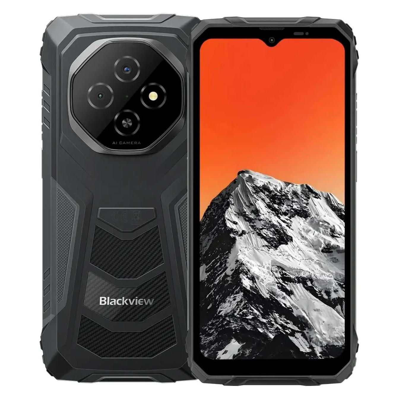 Blackview MOBILE PHONE FORT 1/4/128GB BLACK (128 GB, Black, 6.56", Dual SIM, 4G) (FORT1 4/128GB BLACK)