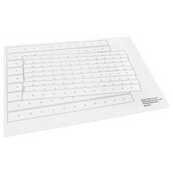 ABN SKBS9N10 Stromkreis Beschriftungsstreifen 9-Fachselbstklebend A4 ohne PVC-Streifen (10 St) Beschriftungsstreifen 10 St.