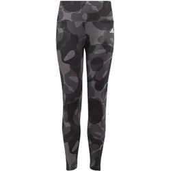 ADIDAS Kinder Tight Essentials AEROREADY Seasonal Print Kids High-Waist, Größe 152 in Grau Grau