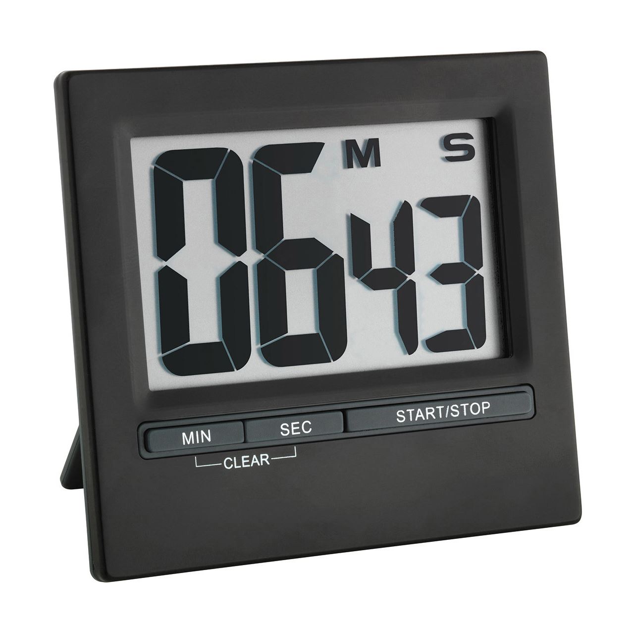 TFA Küchentimer 38.2013.01 schwarz