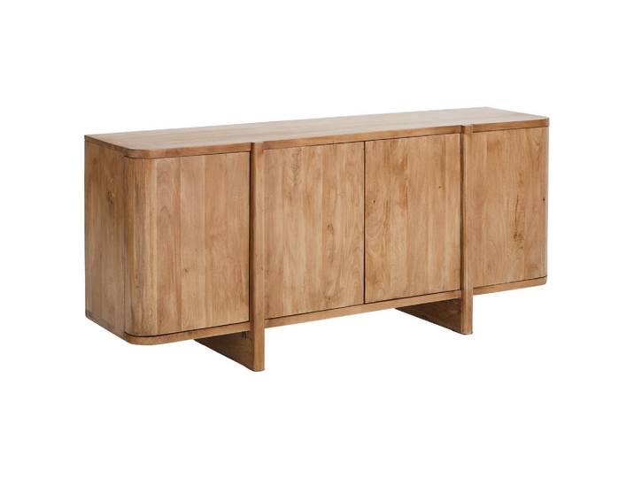 Livetastic Sideboard, Natur, Holz, Mangoholz,Mangoholz,Mangoholz, vollmassiv, 2 Fächer, 160x72x42 cm, Holzmöbel, Kleinmöbel Holz, Holzkommoden, Sideboards Holz