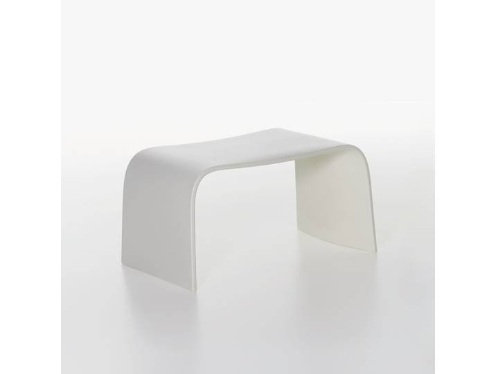 Sessel Ottoman Plank Land, 74.0 x 44.0 cm, Weiss, Neu, Eleganz & Komfort - Ideal für entspannte Stunden