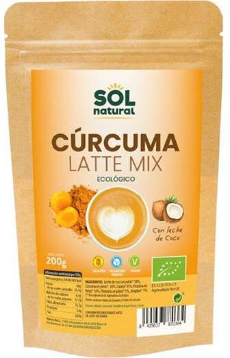 Sol Natural Cúrcuma Latte Mix Bio 200g