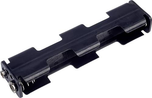 TRU COMPONENTS BH342-1B Batteriehalter 4x Mignon (AA) Druckknopfanschluss