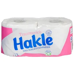Hakle Toilettenpapier Traumweich 4-lagig 2 Rollen