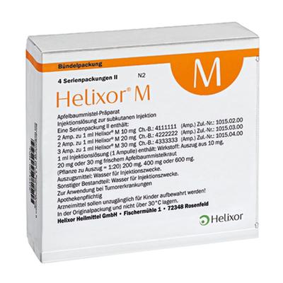 Helixor M Serienpackung II Ampullen 4x7 St