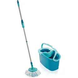 Leifheit Clean Twist, Reinigungsutensil, Mehrfarbig, Blau, Grau, Grün