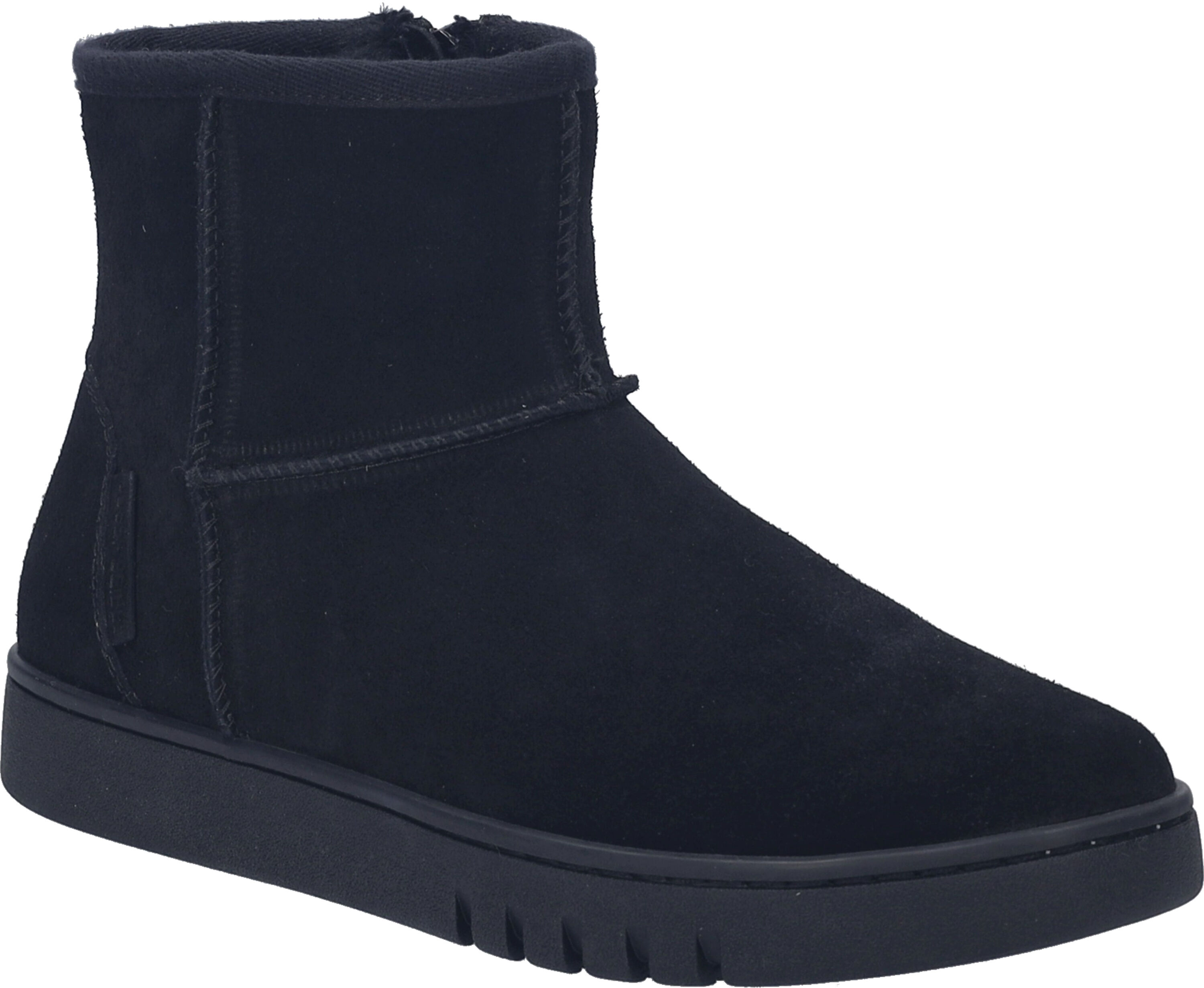 Stiefelette JOSEF SEIBEL "Jessie 09, schwarz", Damen, Gr. 36, schwarz, Obermaterial: 100% Lammfell LF., Schuhe Stiefelette