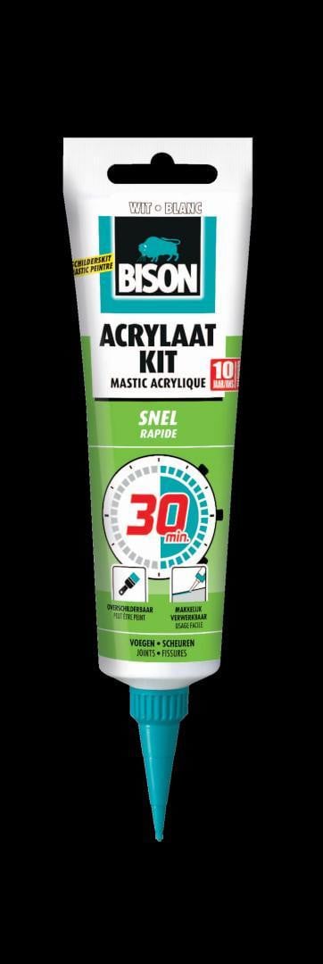 Bison Acrylaatkit Snel Wit 150 ml