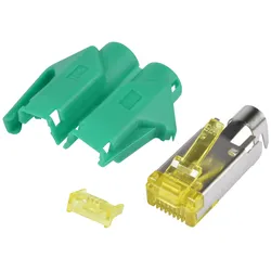 HIROSE TM31 GN - RJ45 Hirose Stecker, Cat-6a, TM31, grün