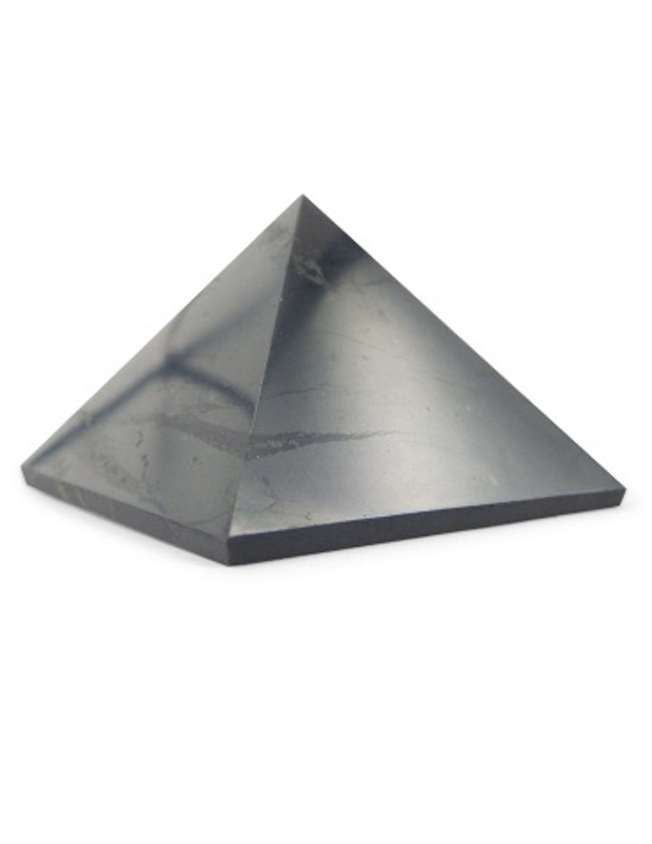 Shungit edelsteen piramide 5 cm
