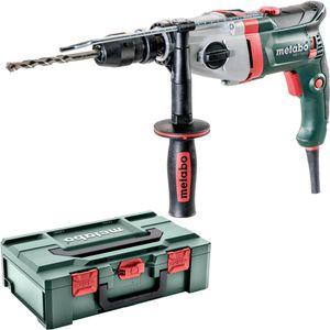 Metabo Schlagbohrmaschine SBEV 1300-2, Netzbetrieb, 1300 W, mit Tiefenanschlag und Koffer, Schnellspannbohrfutter