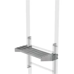 Munk, Leiter + Gerüst, Ausstiegstritt Stahl verzinkt Spaltbreite 250mm (30 cm)