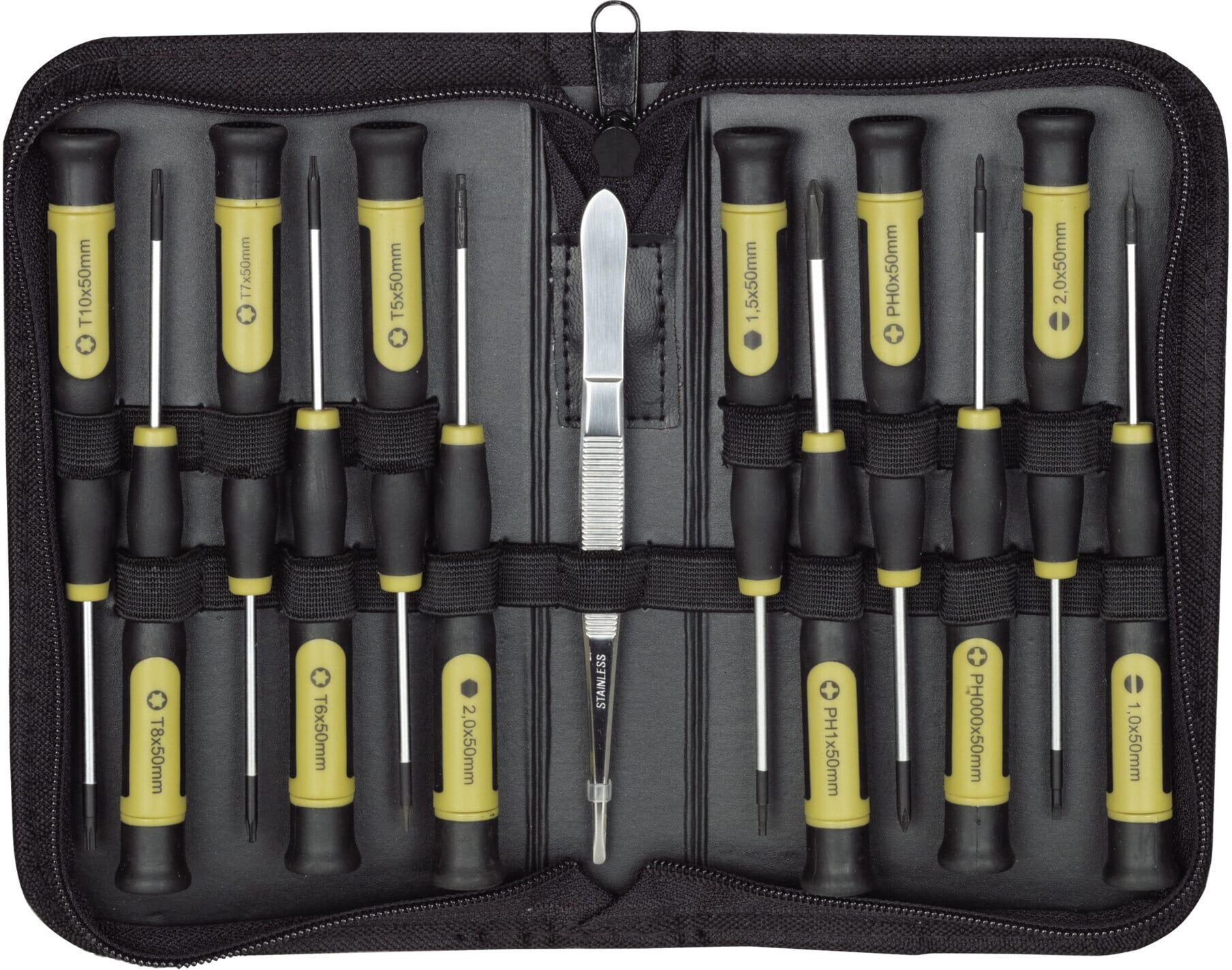 Proxxon MICRO-DRIVER Schraubendreher-Satz, 13-tlg. in Tasche (22720)