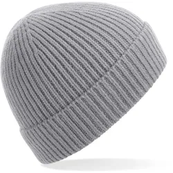 Beechfield Unisex Strickmütze Beanie B380 light grey one size
