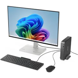 Lenovo IdeaCentre Mini 01Q8X10 (512 GB, 32 GB), PC, Grau