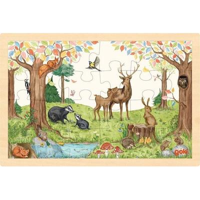 Einlegepuzzle Auf der Lichtung