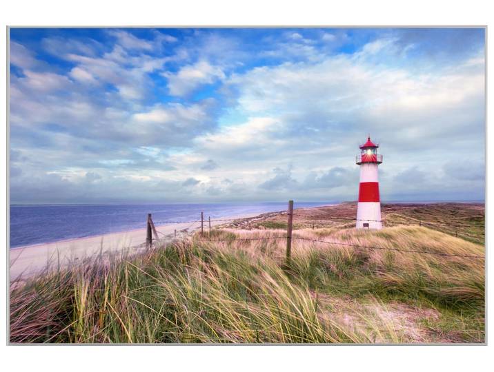 Bild mit Rahmen Leuchtturm 1 image LAND