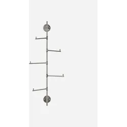 House Doctor Hakenleiste Flex, Garderobe, 70,5 x 6.5 cm, Silber-Finish