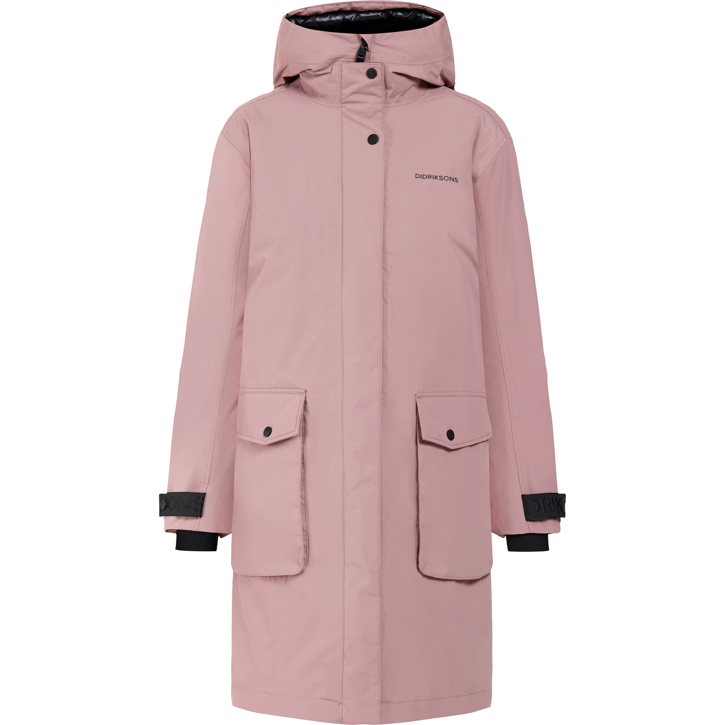 Didriksons Ilsa Parka Damen Winterjacke rosa Größe S Lifestyle Wasserabweisend