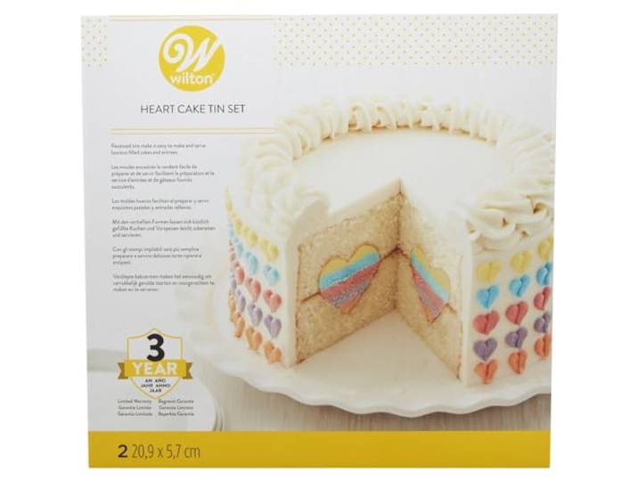 Wilton Heart Tasty-Fill Pan Bakvorm, Set/2