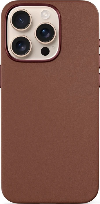 Epico Mag+ Leder Hülle iPhone 16 Pro Max - Braun