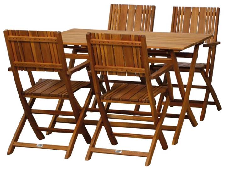 Garten-Essgruppe SIENA GARDEN Falun SET , beige (natur), Sitzmöbel-Sets, Garten-Essgruppe