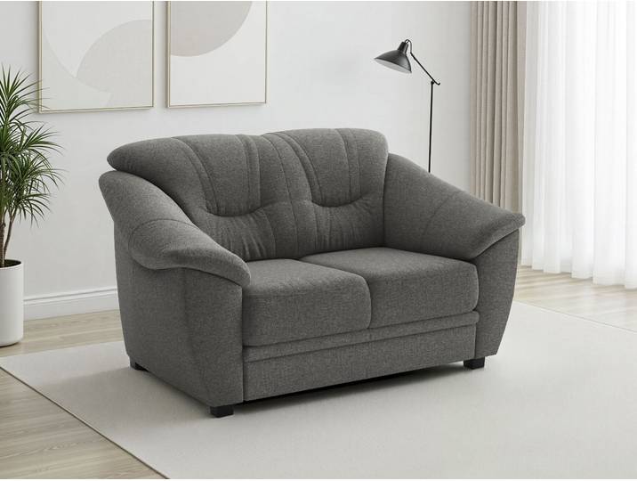 2-Sitzer SIT & MORE Savona B: 148cm, Komfort Sitz, große Stoff + Lederauswahl , anthrazit, B:148cm H:90cm T:90cm, Sofas, mit Federkern
