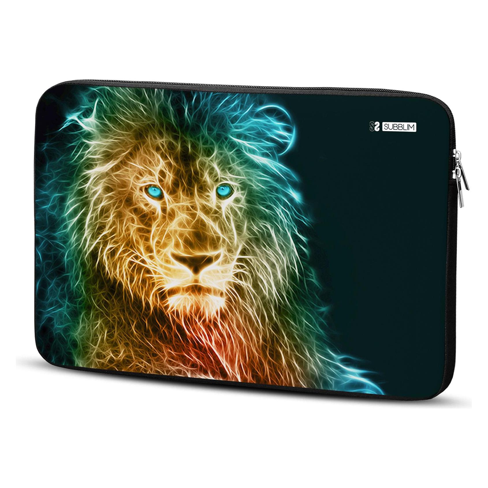Subblim Funda Portatil Trendy Sleeve Neo Lion 15,6" (15.60", Universal) (SUBLS-SKIN153)