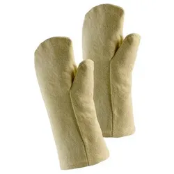 Hochhitzehandschuh aus Aramidgewebe, schnittfest, Länge 30 cm