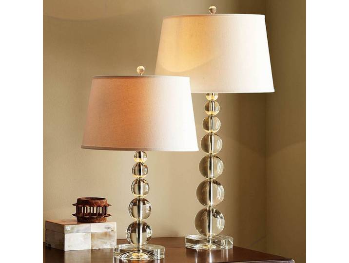 Lampe de bureau en cristal de luxe moderne étude nordique chambre lampe de chevet minimaliste salon décoration lampe sur pied éclairage LED