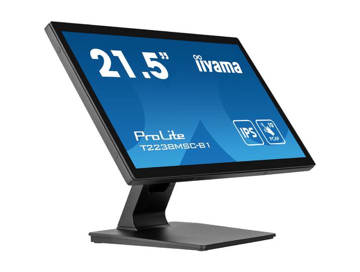 iiyama ProLite T2238MSC-B1, 54,6 cm (21.5'), 1920 x 1080 pixels, Full HD, LED, 5 ms, Noir