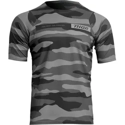 Thor Assist Camo Kurzarm Fahrrad Jersey S