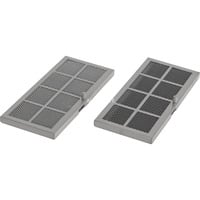 Aktiv-Kohlefilterset MIZ 7800 silber/schwarz, 2 Stück