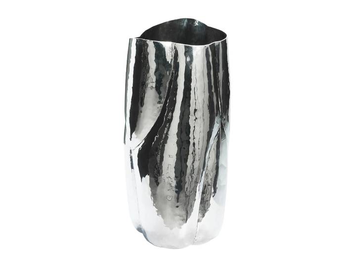 Tom Dixon Cloud Vase hoch Silver