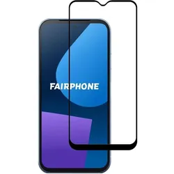 Screenguard Fairphone 5 Full Screen Panzerglas Schutzfolie 2.5D 9H (Fairphone 5), Smartphone Schutzfolie, Schwarz